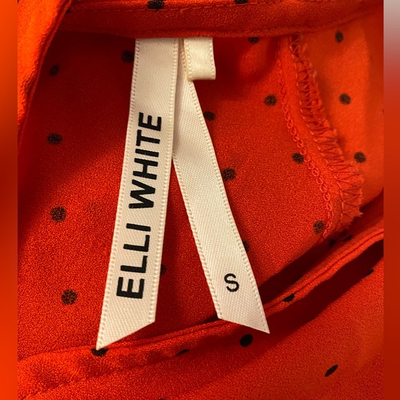 Nasty Gal Red polkadot Baby Doll top - Picture 3 of 3